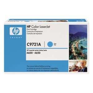 C9721A HP Color LaserJet 4650 Smart Printer Cartridge Cyan (8000 Yield 