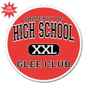  3 Lapel Sticker (48 Pack) Property of High School XXL 