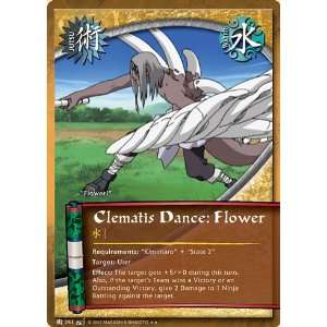  Naruto Battle of Destiny J 253 Clematis Dance Flower Rare 