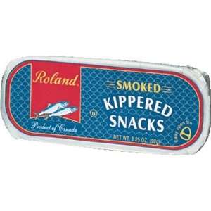 Roland Smoked Kippered Snacks, 3.25 Ounce Packages (Pack of 24)
