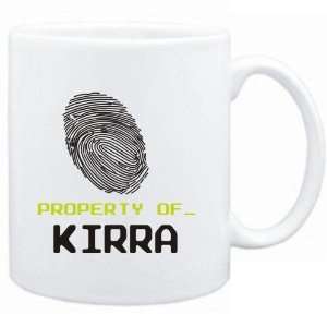  Mug White  Property of _ Kirra   Fingerprint  Female 