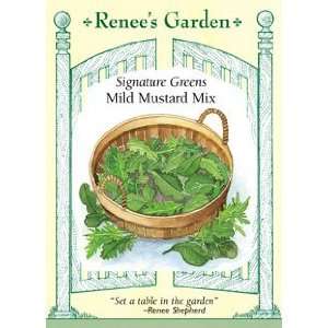  Greens   Mild Mustard Mix Seeds Patio, Lawn & Garden