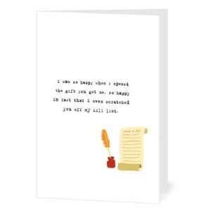  Thank You Greeting Cards   Darkly Grateful By Uncooked Inc 