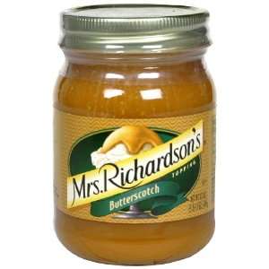  Mrs Richardsons, Topping Bttrsctch, 17.5 OZ (Pack of 6 