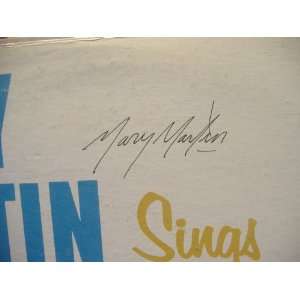  Martin, Mary LP Signed Autograph The Sound Of Music