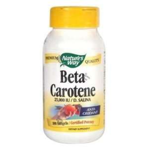  Natural Beta Carotene 25,000 IU   100   Softgel Health 
