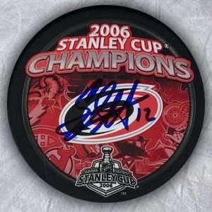  Eric Staal Carolina Hurricanes Autographed/Hand Signed Stanley 