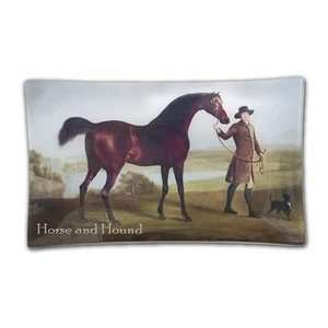  Bay with Groom Decoupage Glass Tray: Home & Kitchen