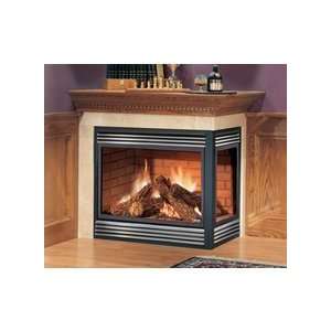   Open Right End Vent Free Propane Fireplace   7284