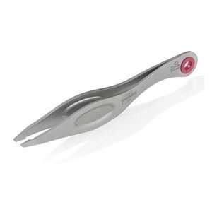  System Stainless Steel Slant Tip Tweezers (Made in Italy): Health