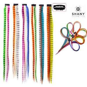 SHANY Cosmetics Grizzly Feather Hair Extension with Clip On   Shampoo 