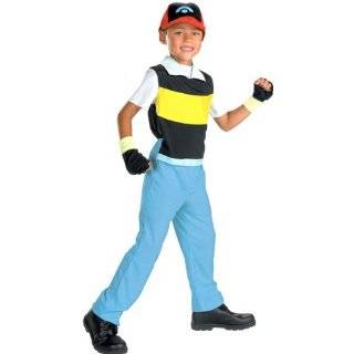   Pokemon Childs Deluxe Ash Costume   One Color   Small Toys & Games