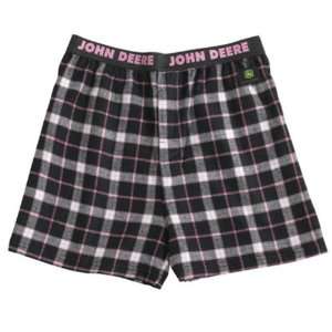  John Deere Ladies Boxer Shorts   ST120416: Home & Kitchen