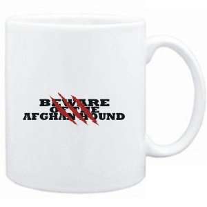    Mug White  BEWARE OF THE Afghan Hound  Dogs: Sports & Outdoors