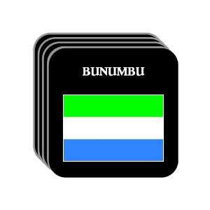 Sierra Leone   BUNUMBU Set of 4 Mini Mousepad Coasters