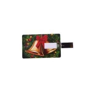   : 8GB Christmas Bell Pattern Credit Card USB Flash Drive: Electronics