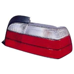 Depo 344 1901P US CR BMW 3 Series Coupe Tail Light Unit with Red/White 