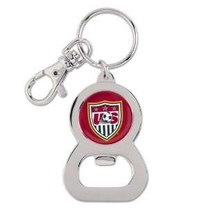 United States Soccer National Team Bottle Opener Key Ring:  