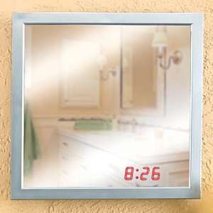 Mirror Digital Wall Clock Sound Activated Display:  Home 