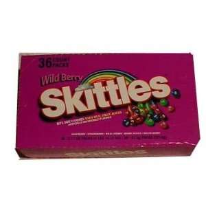 Skittles Wild Berry Flavor (36 Count): Grocery & Gourmet Food