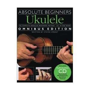  Music Sales Absolute Beginners Ukulele   Books 1 & 2 with 