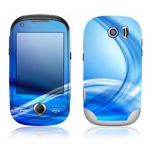  Samsung Corby Pro Decal Skin Sticker   Abstract Blue 