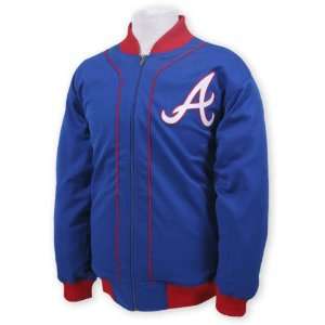   Braves Mitchell & Ness Sportsmans Track Jacket: Sports & Outdoors