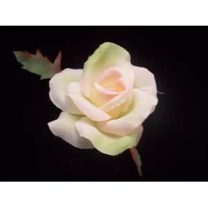  Small Blush Ivory Rose Hair Flower Clip: Everything Else