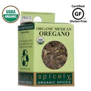 Spicely 100% Organic and Certified Gluten Free, Mexican Oregano
