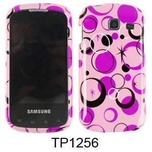 CELL PHONE CASE COVER FOR SAMSUNG TRANSFIX R730 CIRCLES ON PINK: Cell 
