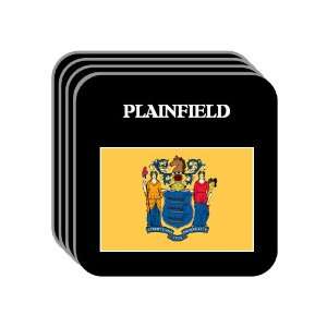  US State Flag   PLAINFIELD, New Jersey (NJ) Set of 4 Mini 