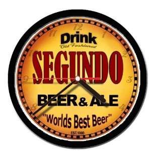 SEGUNDO beer and ale cerveza wall clock 