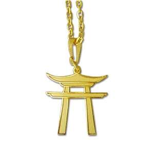  Torii Gold plated Pendant: Sports & Outdoors