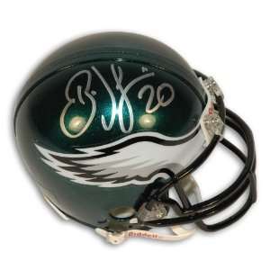  Brian Dawkins Signed Mini Helmet   Autographed NFL Mini 
