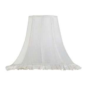  White Ruffle Large Lamp Shade: Home Improvement