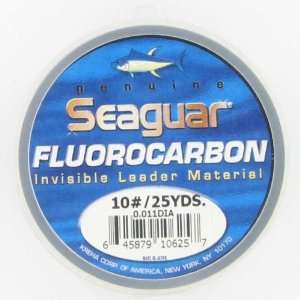  Seaguar Leader Material  10lb Test/ 25yd Spool Sports 