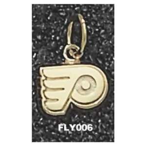    14Kt Gold Philadelphia Flyers P Logo 1/4