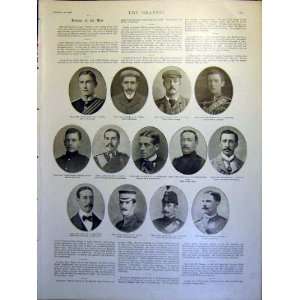  Victims Boer War Africa Officers Troops Print 1900