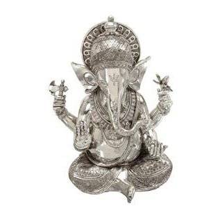16 Silver Ganesha Statue Elephant Head God Of Success