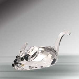 Crystal Mouse Figurine, 1.75 Inches, Handcrafted 