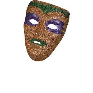  Mardi Gras Festival Male Glitter Mask: Toys & Games
