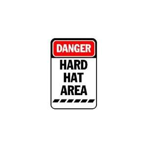 3x6 Vinyl Banner   Danger Hard Hat Area:  Industrial 