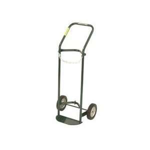   Large Oxygen Hand Truck with 8 Inch Semi Pneumatic Conductive Wheels