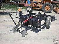 Yard Hitch Hydraulic three point implement cart  