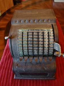 ANTIQUE/VINTAGE AMERICAN CAN CO. ADDING MACHINE NO. 5   1912  