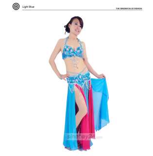 C91832 Womens Belly Dance Polyester And Beads Open Style Multicolor 