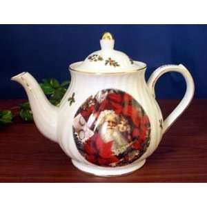  Christmas Santa 6 Cup Teapot