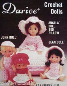 Darice Crochet Dolls Angela Doll Crochet Pattern  