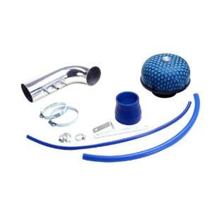 HONDA PRELUDE 84 91 SI POLISHED ALUMINUM AIR INTAKE SYSTEM WITH BLUE 