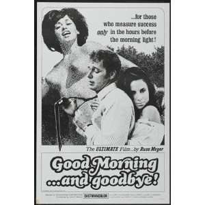  Good Morning and Good Bye Poster 27x40 Toby Adler Alaina 